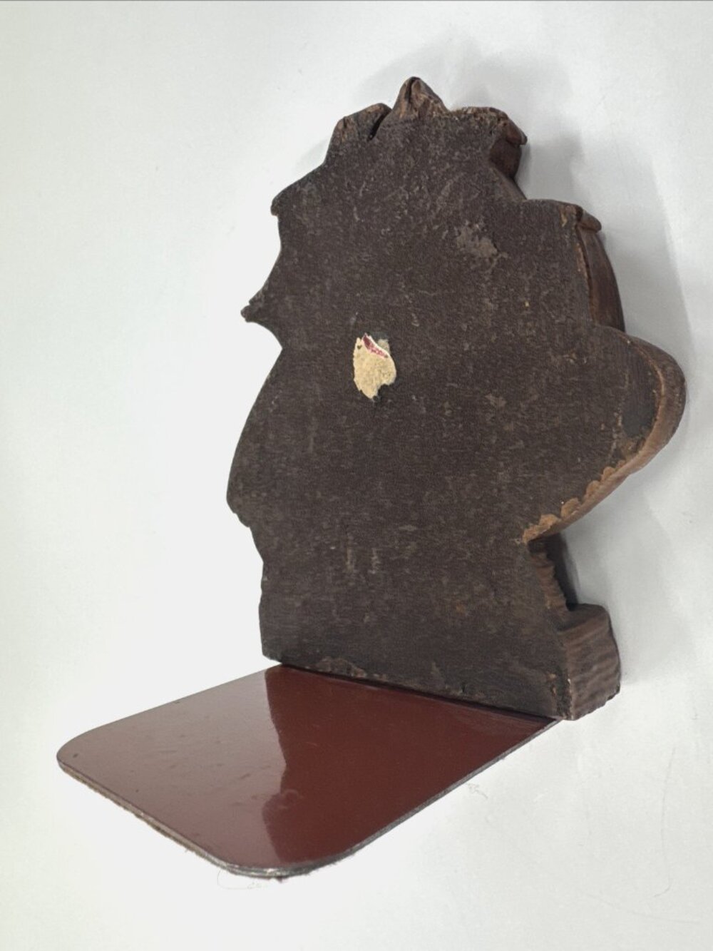 Vintage Ornawood Single Bookend Sailing Ship Wood Carved Nautical Skipper USA - Picture 2 of 7